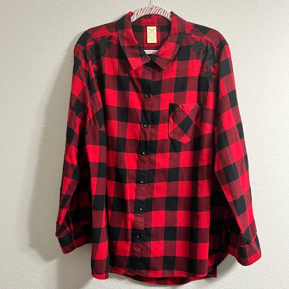 Chris Stapleton Whiskey And You Upcycled Flannel - image 5